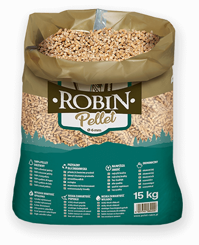 worek pelletu opałowego Robin do kupienia w Szczekocinach lub sklepie internetowym